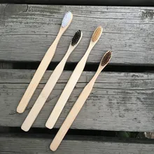 1 шт. Экологически чистая бамбуковая зубная щетка для ухода за полостью рта бамбуковая ручка Мягкая Щетина зубная щетка отбеливающая зубная щетка