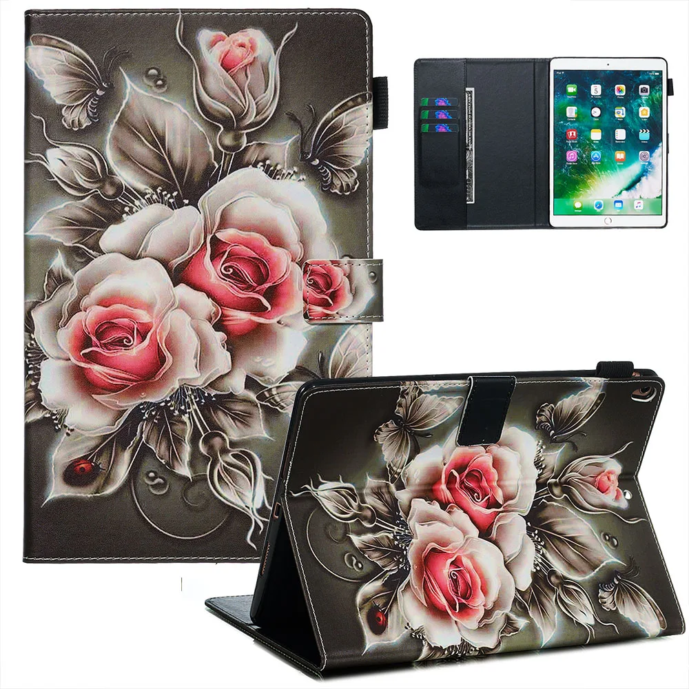 Умный кожаный чехол для iPad Air 10,5 iPad Pro 10,5 Funda откидной Чехол-подставка для iPad 10,2 7-го поколения Capa