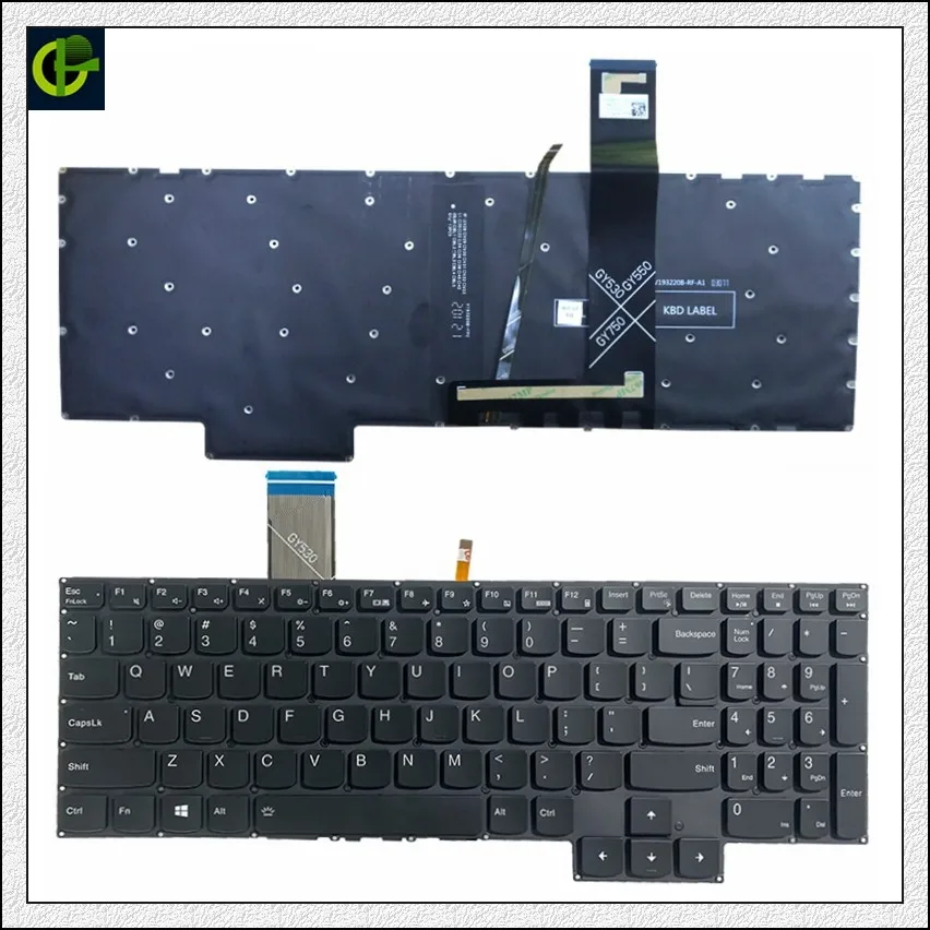 Английская клавиатура с подсветкой для Lenovo Rescue er Y7000 Y7000P R7000 LEGION Y550-15 GY530 GY550 GY750 2020 15