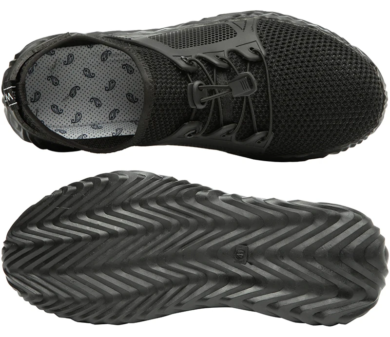 MODYF Для Мужчин's Рабочая безопасная обувь Сталь носок легкий дышащий материал; Рабочая обувь противоскользящий дизайн тапки