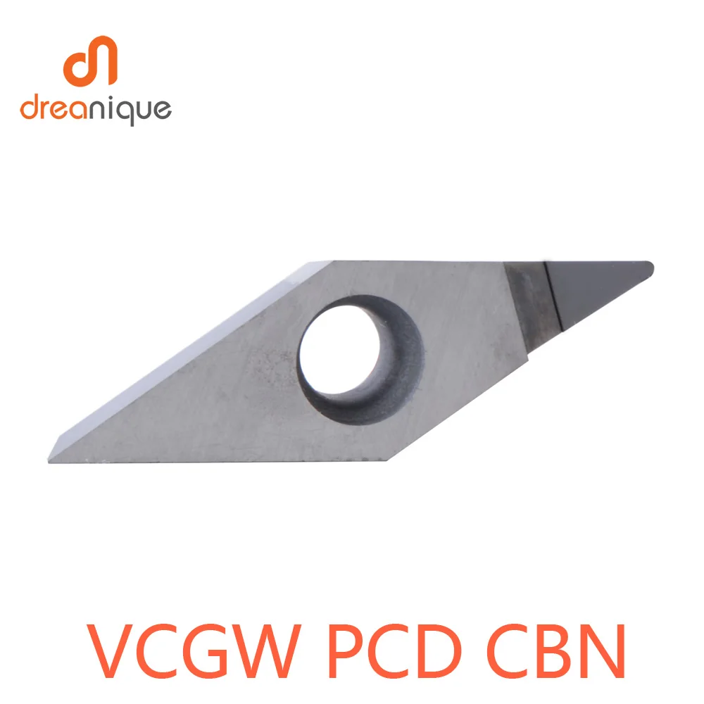 

1PC VCGW Diamond PCD insert CBN Insert CNC lathe cutter indexable carbide inserts VCGW 11 turning tools