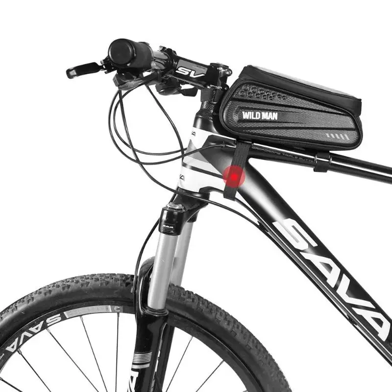 Дикий человек Жесткий корпус MTB велосипедные сумки водонепроницаемый Сенсорный экран верхняя труба чехол для телефона изысканный необходимый Открытый Велоспорт принадлежности