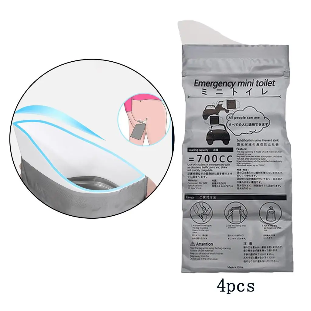 Portable Disposable Urine Bags Camping Pee Bags Travel Emergency Urinal Toilet 