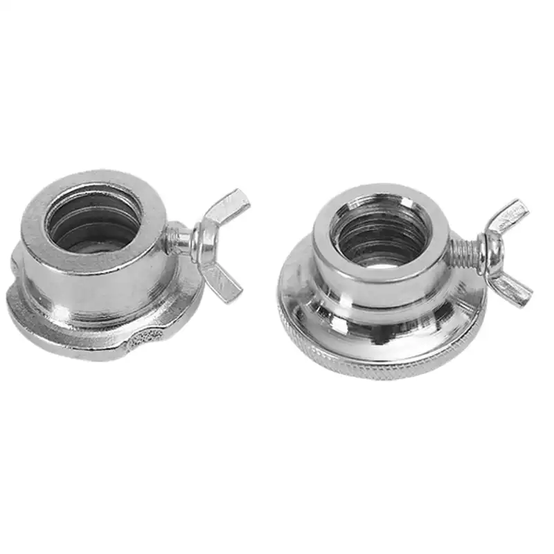 Barbell Spin-Lock Collars Screw Clamp Dumbell Weight Lifting Accessories