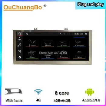 

Ouchuangbo car radio gps stereo audio player for A4 B8 A5 SPORTBACK S5 2009-2016 support 8 cores 4+64 1080P android 9.0 OS