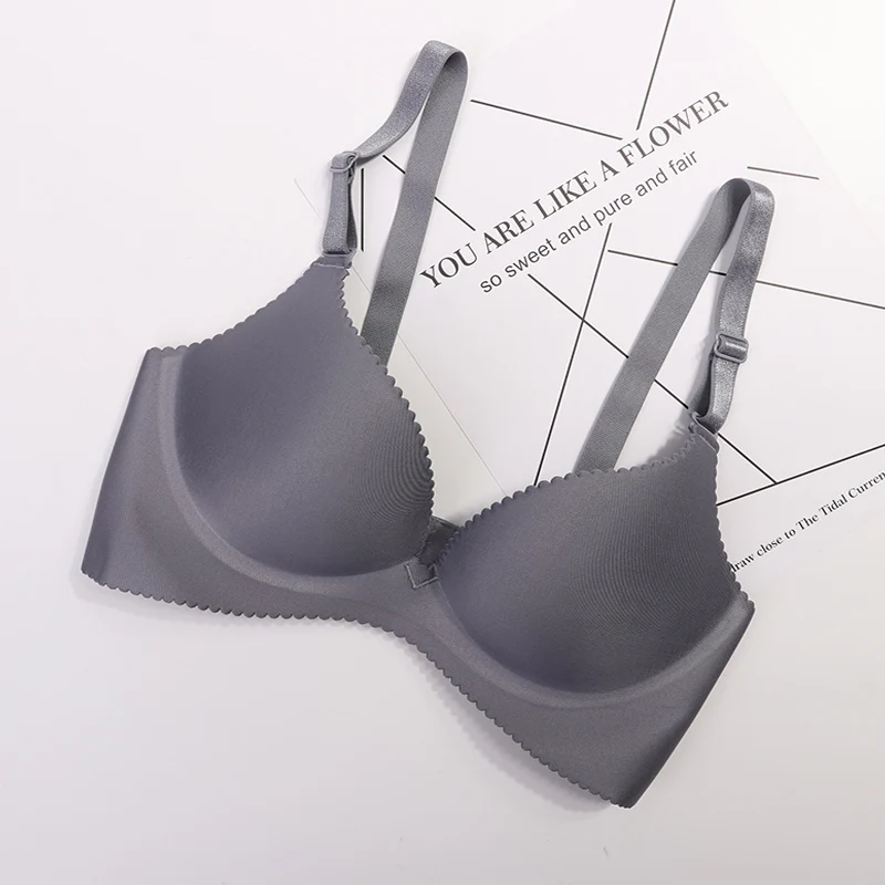 Goede 4 Stks partij Sexy Diepe U Cup Bras Voor Vrouwen Push Up Lingerie Naadloze Beha Bralette Backless Bras Intimates Ondergoed 2019
