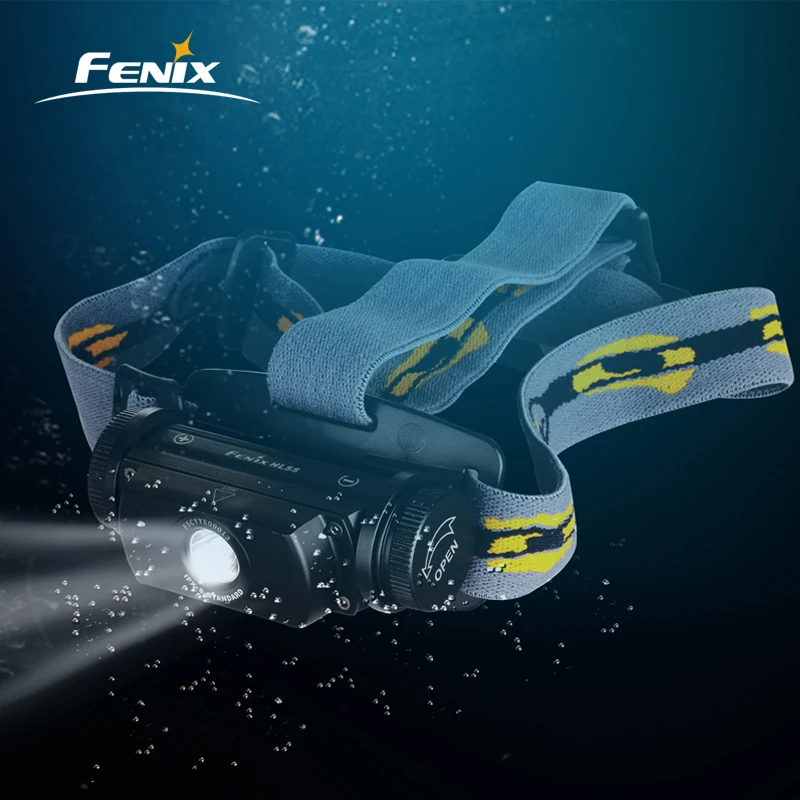 Fenix HL55 фонарь Cree XM-L2 U2 светодиодный фонарь 900 люмен Открытый спасательный поисковый фонарь