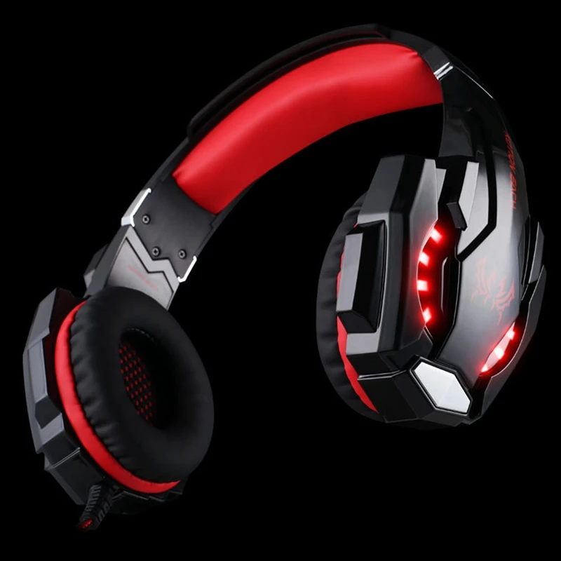 KOTION EACH G9000 Gaming Headset with Mic for PS4 for One PC Over Ear Headphones with Volume Control LED Light