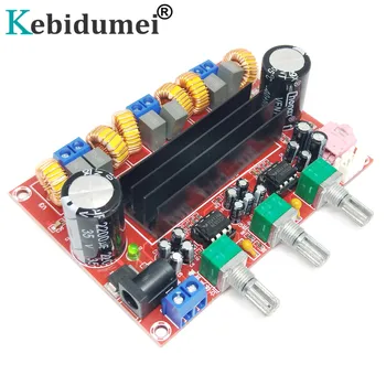 

Kebidumei 2.1 Channel Audio Amplifier Board TPA3116D2 50Wx2+100W Digital Subwoofer Power 12~24V Amplificador Module Hot