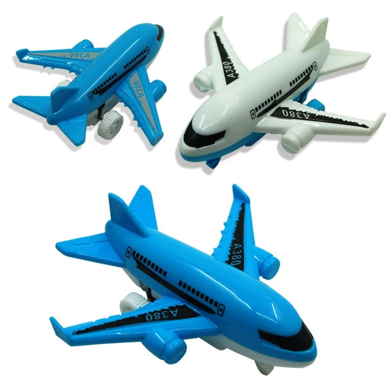 

5Pcs /Lot Small Aircraft Plastic Model Mini Aircraft Infant Toy For Children- Random Colors