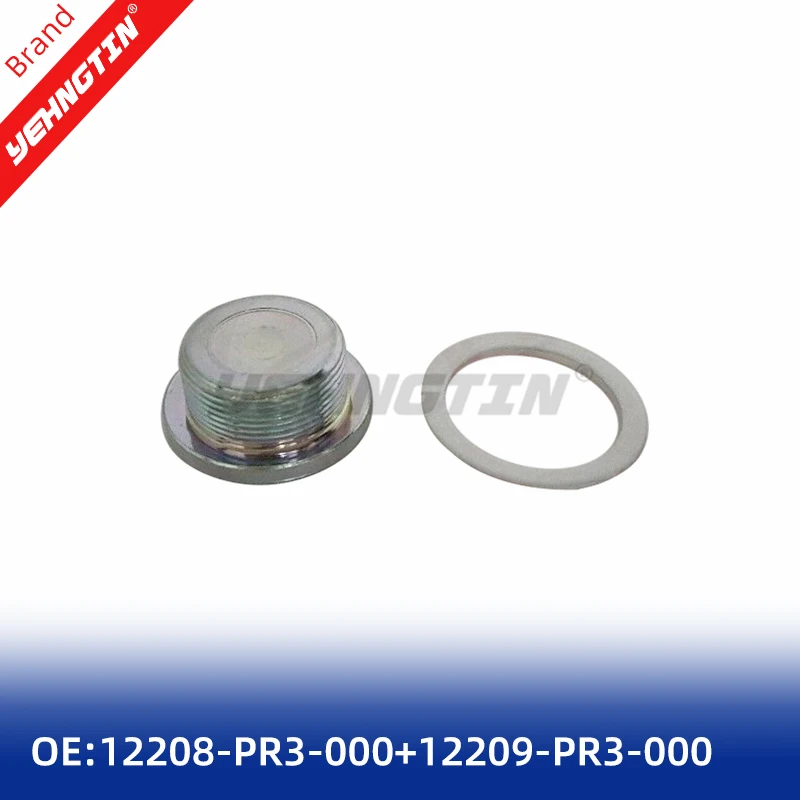 

OEM 12208-PR3-000 Bolt & 12209-PR3-000 Washer Sealing (20mm) Coolant Port Delete Expansion Plug & Washer Kit For Honda Acura