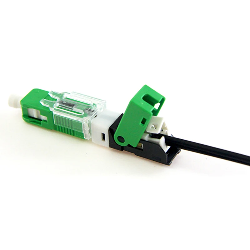 100 шт./лот FTTH ESC250D SC APC и SC UPC Одномодовый оптоволоконный быстрый разъем FTTH SM оптический Быстрый разъем