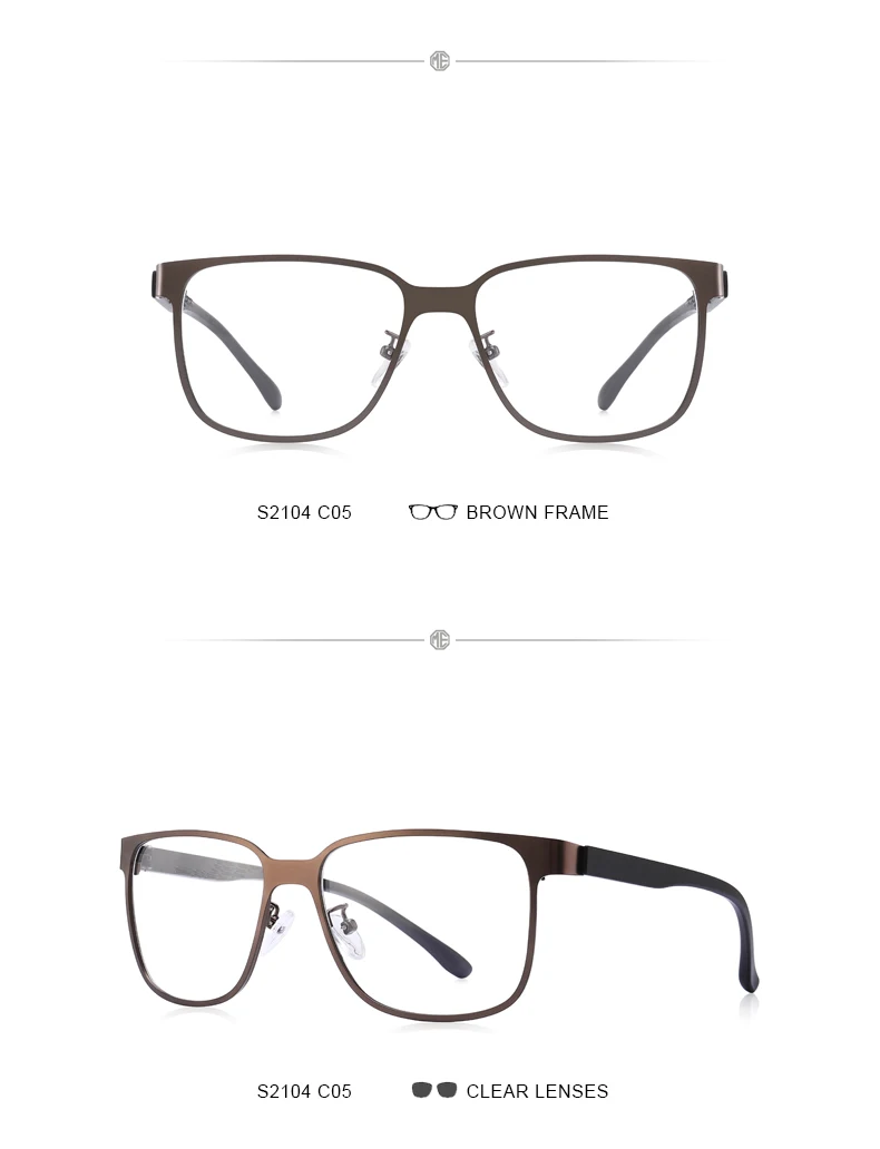 MERRYS дизайн для мужчин Бизнес Стиль сплав очки рамки мужской квадратный Сверхлегкий глаз близорукость рецепт очки TR90 ноги S2104