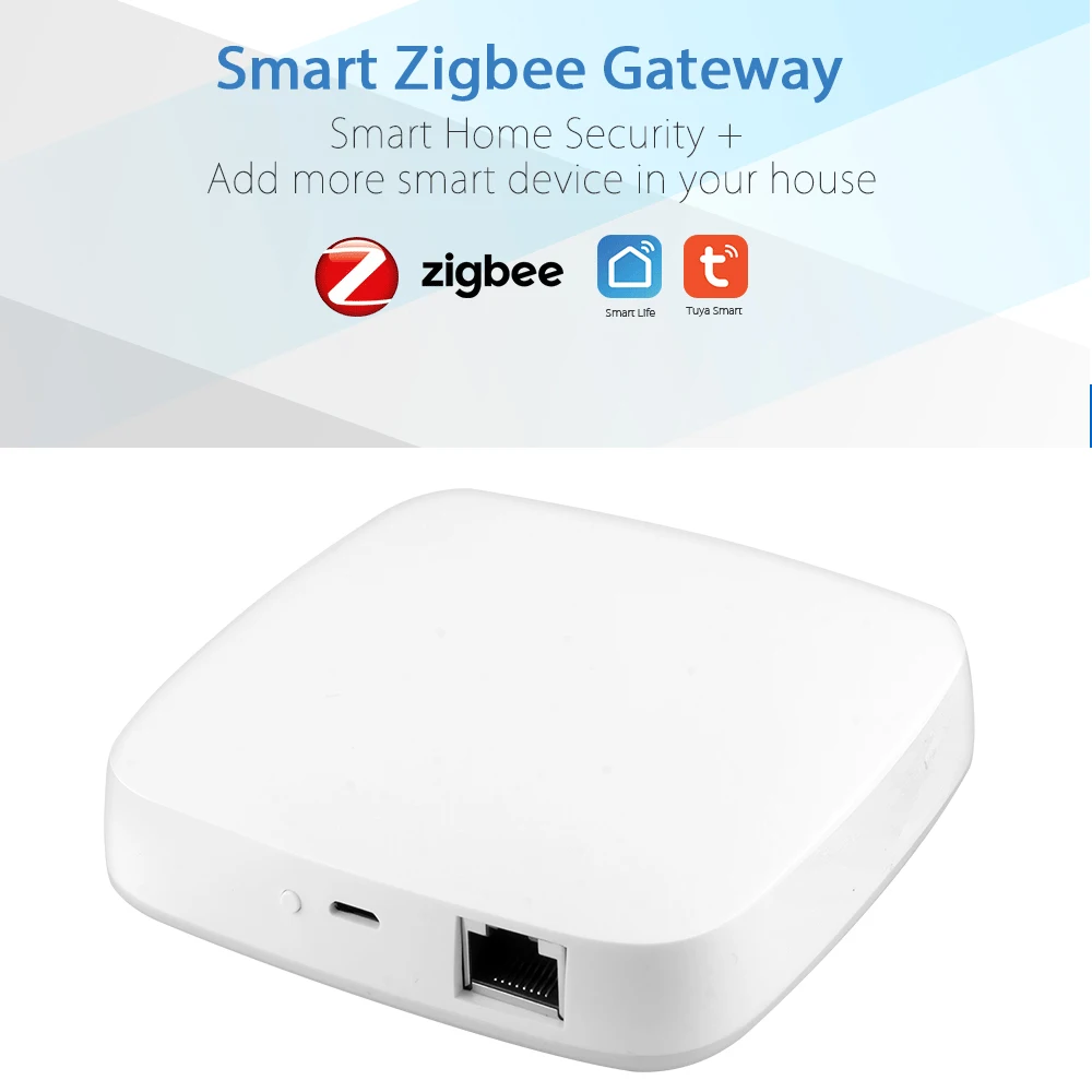 Tuya WiFi Zigbee Wired Gateway Hub Smart Home Device Support Add APP  Control Hub
