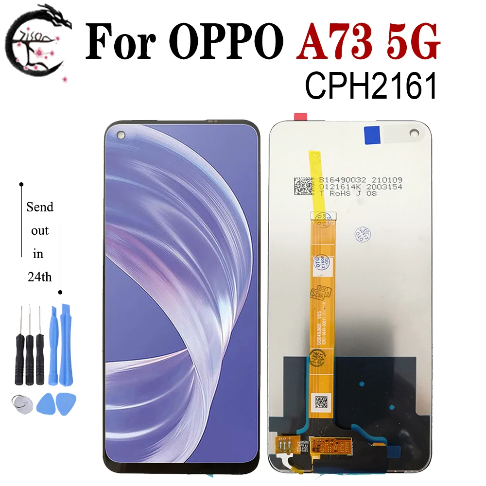 ЖК-дисплей 6,5 дюйма для OPPO A73, телефон с сенсорным экраном и дигитайзером в сборе