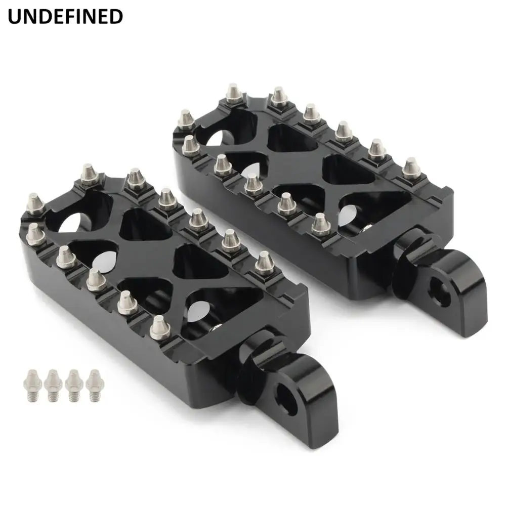 

MX Foot Pegs Motorcycle Footrests Pedals For Harley Touring Road King Street Glide Sportster 883 Dyna Street Bob Softail Fatboy