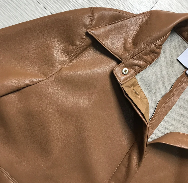 Искусственная кожа, импортная Экологичная кожа, два цвета, простая и универсальная куртка с воротником
