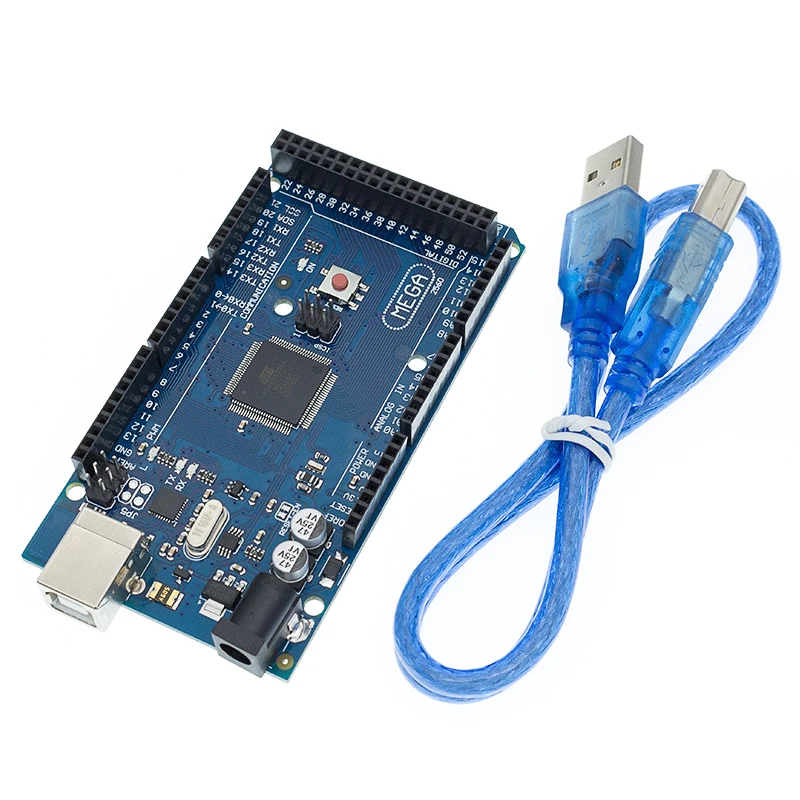 Стандартная плата Mega 2560 R3 + USB кабель совместимый с mega 2560(5 плат 5 кабелей)|board cable|usb