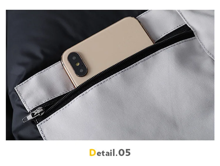 AliExpress осенне-зимний мужской пуховик средней длины с капюшоном, хлопковая стеганая Одежда большого размера, повседневная универсальная хлопковая куртка