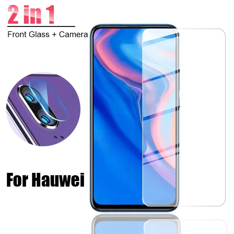 

2 in 1 Screen Protector for Huawei P Smart Z Camera Lens film on for huawei p smart 2019 protective glass huawey p smartz film