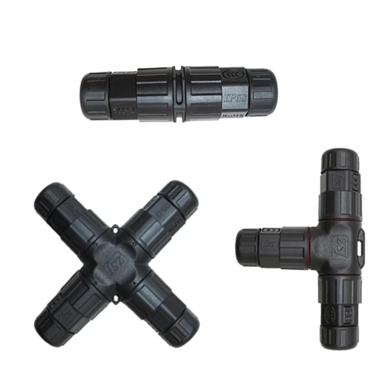 

L25 IP68 Cable Waterproof Connector 6.0-Square millimeter Waterproof Connector 2PIN 3PIN 35A Industrial Plug I T X shape