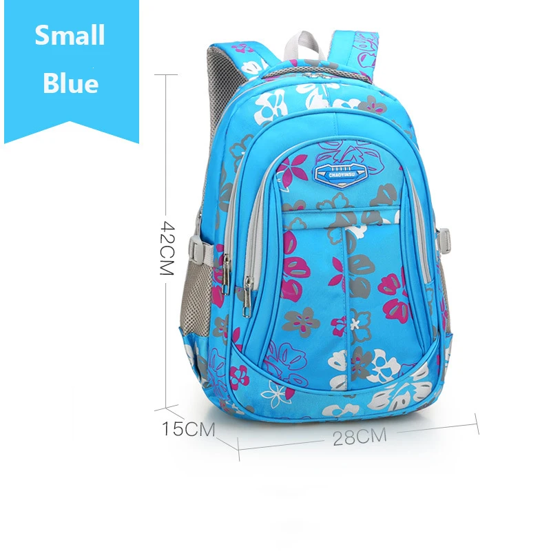 Small Blue Модный рюкзак, школьная сумка, детская школьная сумка, Большая вместительная водонепроницаемая сумка для мальчиков и девочек, детская сумка Mochila - Цвет: Small Blue