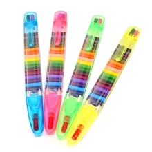 Детские игрушки для рисования, 20 цветные восковые мелки, забавные креативные Обучающие масляные Пастельные Детские ручки с граффити, разные цвета