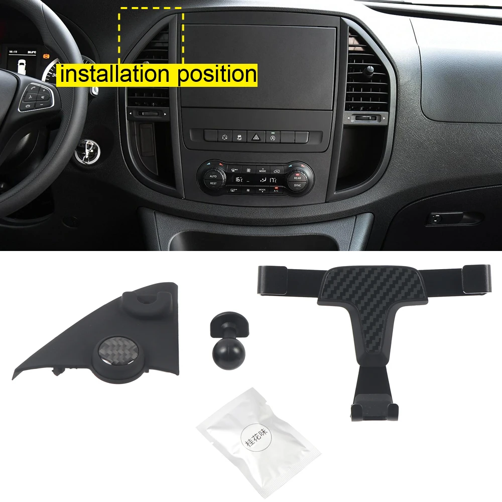 Для Mercedes Benz Vito W447 2016 2017 2018 2019 2020 держатель на вентиляционное отверстие автомобиля