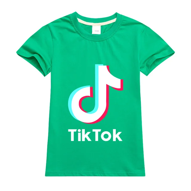 TIK TOK Print Funny T Shirts Kids 