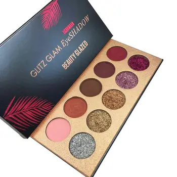 

10 Colors Eye Shadow Glitterinjections Matte Pigment Make Up Cosmetic Eye Shadow Professional Palette Elegant Temperament Charm