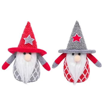

Christmas Decoration Funny Faceless Doll Doll Ornaments Forest Old Man Dwarf Doll Decorations For Home Party Hanging Doll #BL1