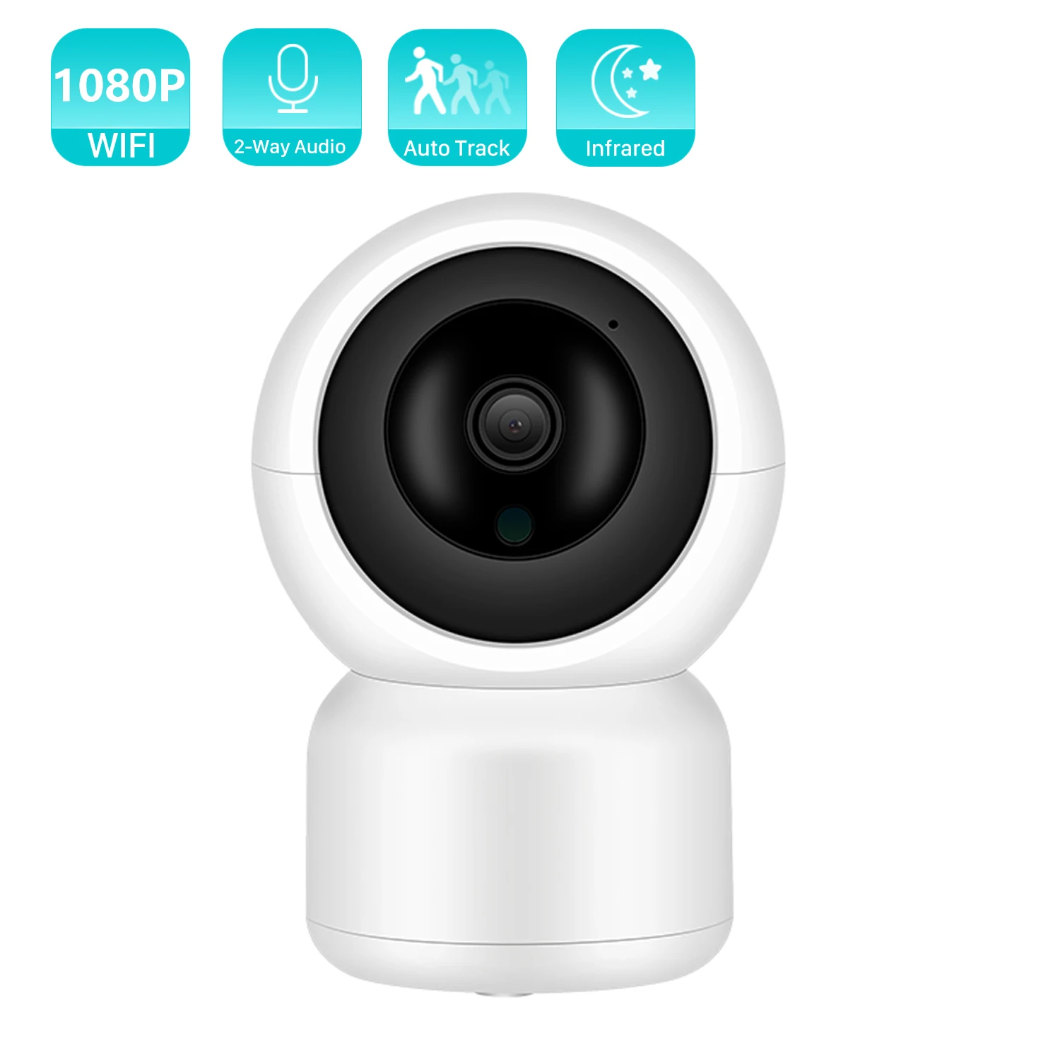 BESDER 1080P Auto Tracking IP Camera With LAN Port Cloud Storage CCTV