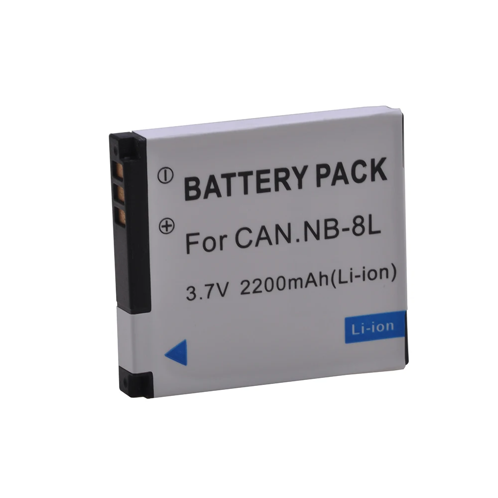 1 шт. 2200 мАч NB-8L NB8L литий-ионный Аккумулятор для Canon PowerShot A3300 A3200 A3100 A3000 A2200 A1200 en NB 8L