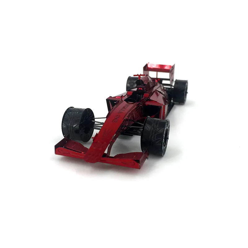 F1 гоночная цветная живопись автомобиль 3D Металлические Головоломки наномодели