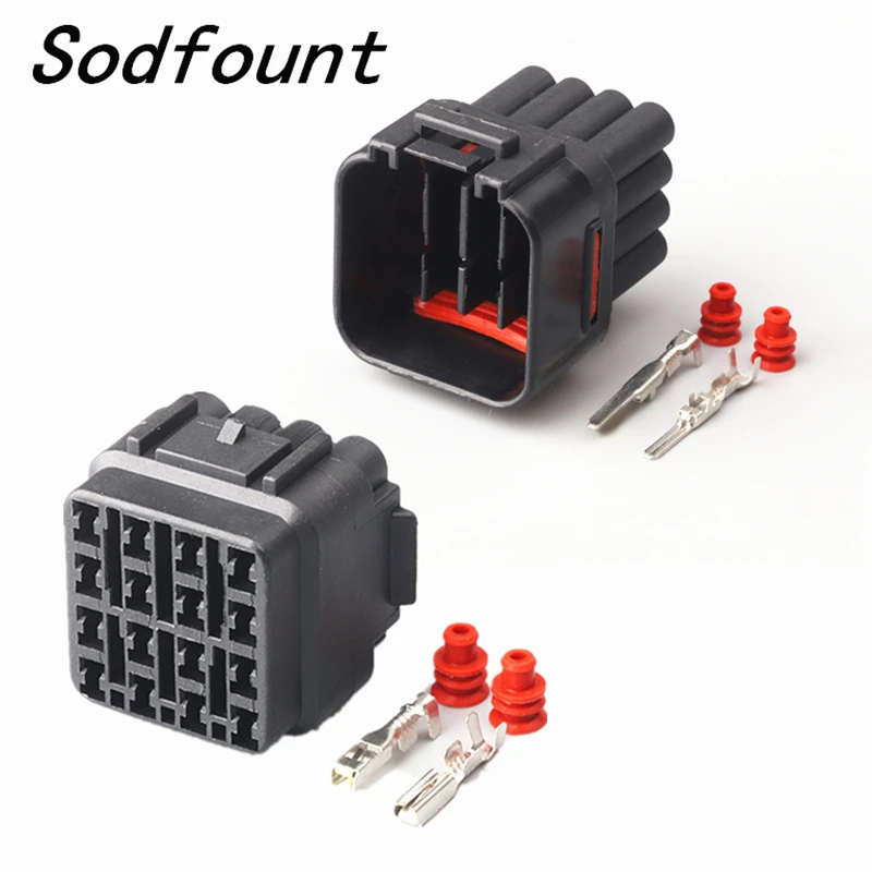 

10 sets Kit 16 Pin Way Waterproof Electrical Wire Connector Plug Auto connectors 6085-0510 6188-0353