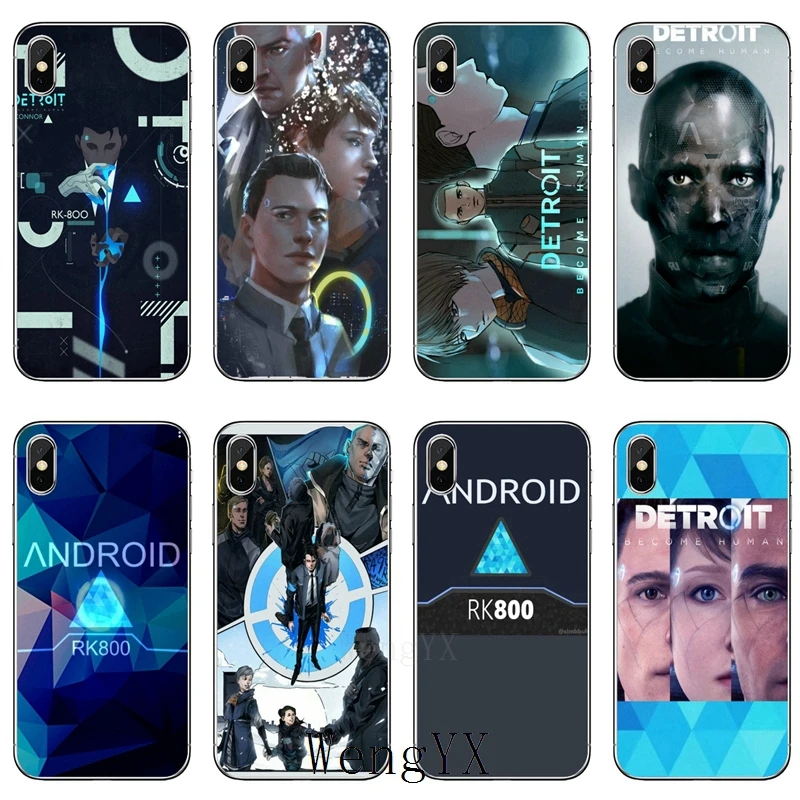Модный чехол для телефона из Детройта стать человеком Huawei Honor 8A 20 10i 9X 10 Lite 8S 8C 8X 7C 7X