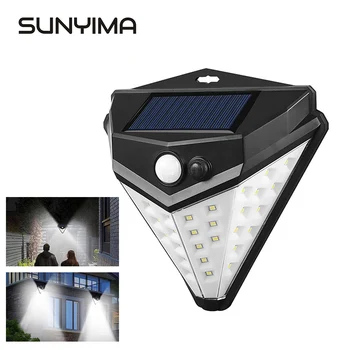 

SUNYIMA 38 LED Solar Power Street Light Outdoor Solar Wall Light PIR Motion Sensor Outdoor Waterproof Pathway Stair Garden Light