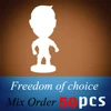 10PCS 35PCS 50PCS 80PCS/LOT Soccerwe 6.5cm Height Dolls Toy 2.5inch Figurine (Mixed Order) 1