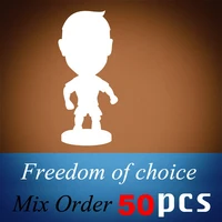 10PCS 35PCS 50PCS 80PCS/LOT Soccerwe 6.5cm Height Dolls Toy 2.5inch Figurine (Mixed Order) 1