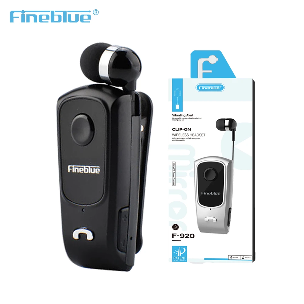 Fineblue F920 Мини Беспроводная Выдвижная портативная Bluetooth гарнитура звонки