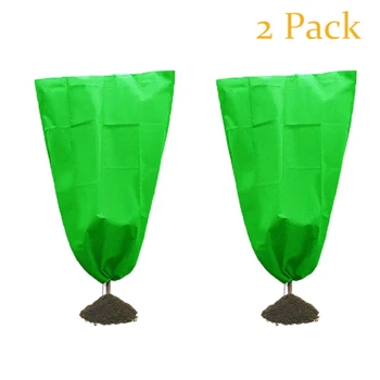 

2 Pack Plant Covers Freeze Protection Tree Cover for Winter Outdoor Plants Cold Weather Frost