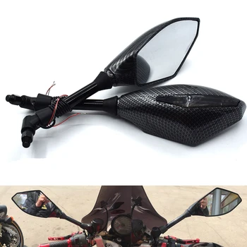 

With LED Turn Signal Integrated Mirrors Motorcycle Rearview Mirrors FOR Suzuki GSF250 GSF400 GSF600 GSF650 GSF1200 GSF1250