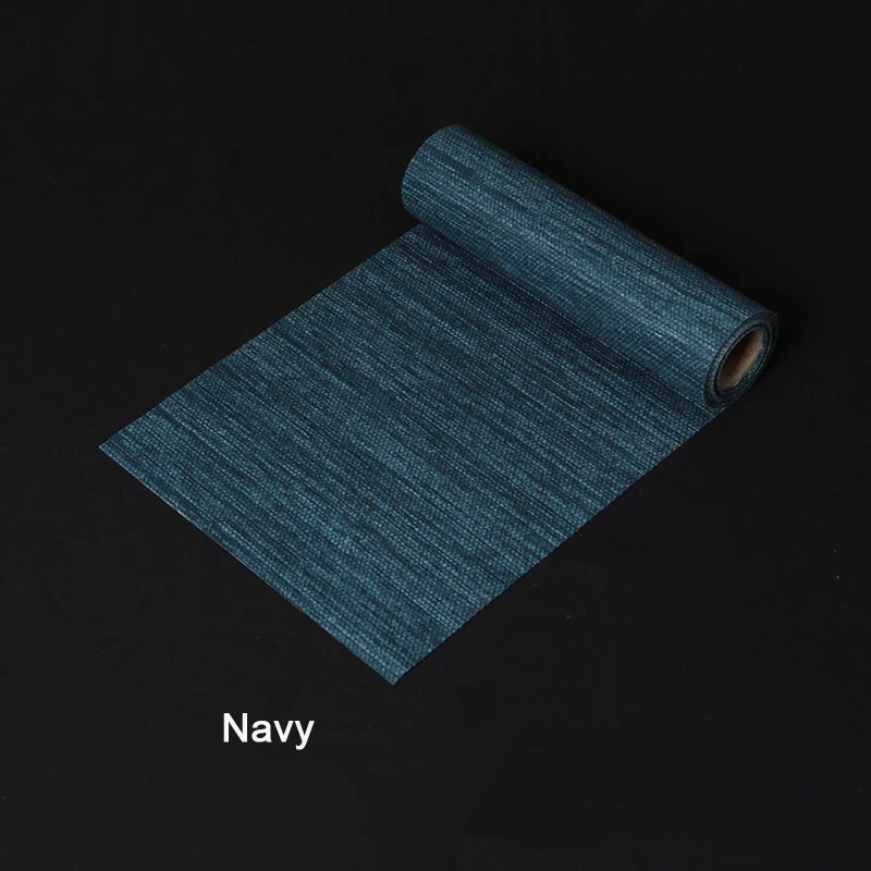 Paper Weave Table Runner Waterproof Table Cloth For Home Wedding Banquet Festival Party Catering Hotel Decoration Table Flag