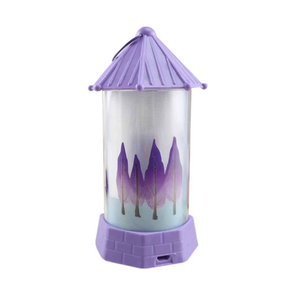 LED Lantern Plastic Flame Lamp Indoor Festival Halloween Castle Light Creative Celebration Halloween Lamp