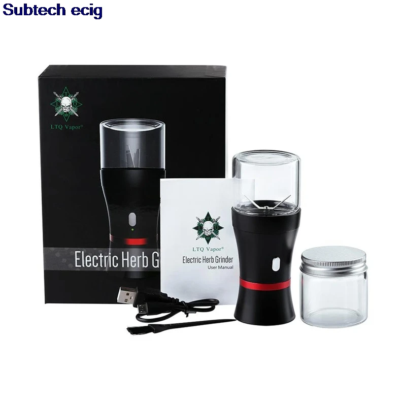 Authentic LTQ Vapor Electric Tobacco Grinder Crusher Smoke Grinders Cigarette Rolling dry herb Chopper for metal smoking pipe