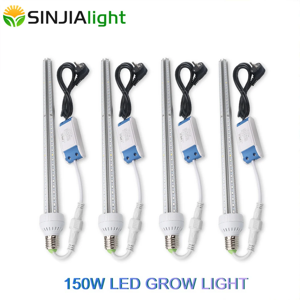 

4PCS 150W LED Grow Light Bar Full Spectrum Led Growing Lamp For Indoor Plants Growth Flowers Vegs Hydroponic Grow Tent Fitolampy