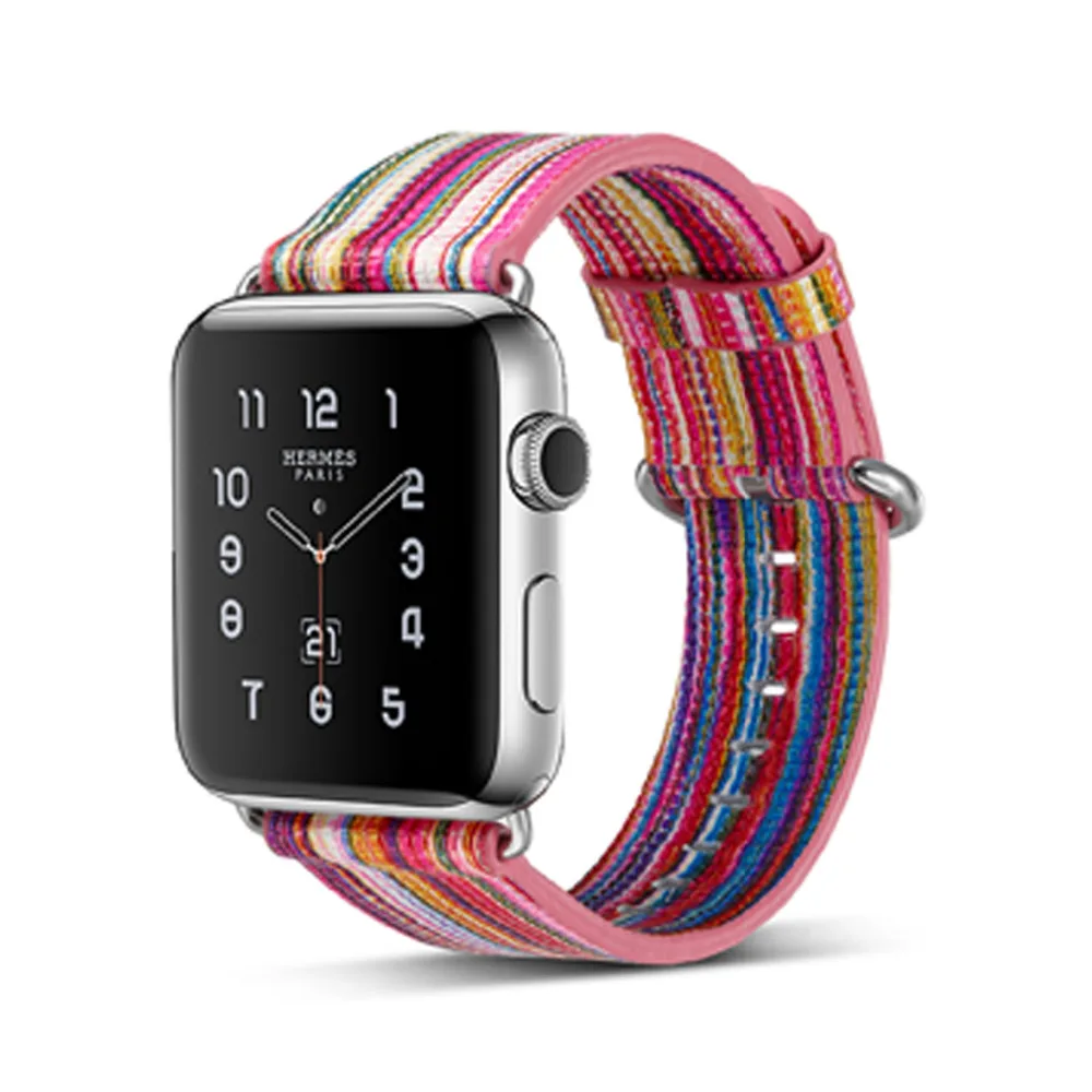 

Leathter strap For Apple Watch band 40mm 44mm Flower print strap correa iwatch series 4/3/2 band 40mm/38mm wrist bracelet belt