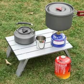 

Portable Outdoor Table Folding Table Ultralight Aluminum Picnic Mini Egg Roll