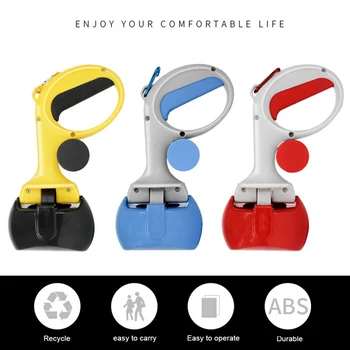 

2in1 Automatic Poop Picking Shovel Portable Pet Waste Scoop Sanitary Pickup Remover For Outdoor Cleaning Puppy Cat Garbage Bag