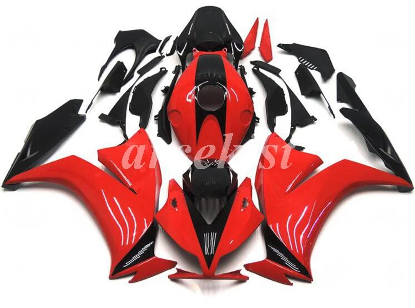 Литьевая Форма ABS полный обтекатель комплект Подходит для HONDA CBR1000RR 2012 2013 CBR 1000RR набор кузова белый черный - Цвет: red